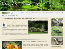 Tablet Screenshot of jardinsdugue.eu